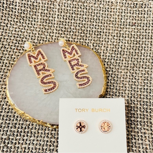 Tory Burch Jewelry - Bride bridal Tory Burch jewelry earrings bundle